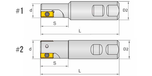 Фреза резьбовая (корпус) ST90-D12.0R*1-T14-B20 RT